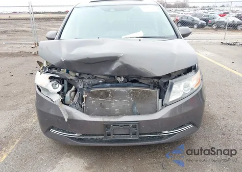 2014 Honda Odyssey Ex-L from USA, damaged, VIN 5FNRL5H66EB056361